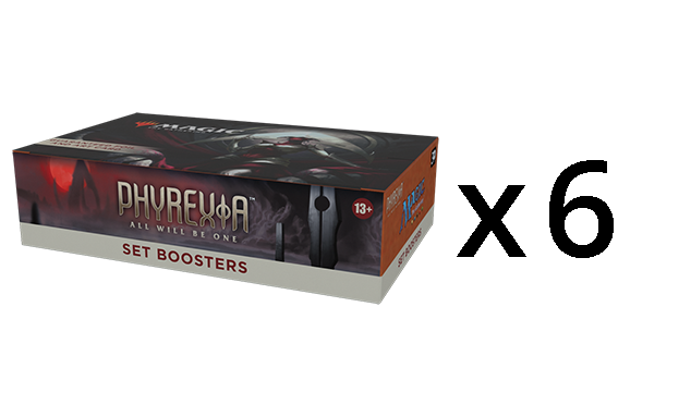 MTG Phyrexia: All Will Be One SET Booster CASE (6 SET Booster Boxes)
